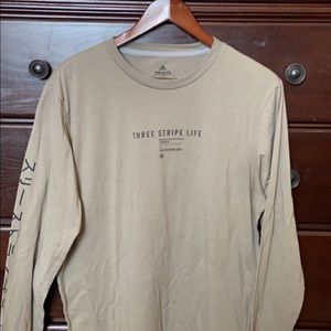Adidas three stripe life long sleeve